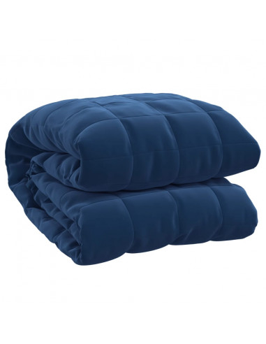 Coperta Ponderata Blu 200x200 cm 13 kg Tessuto