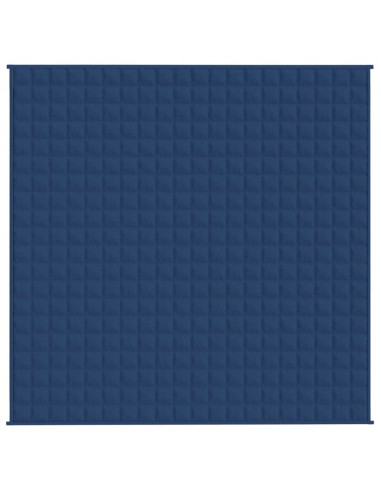 Coperta Ponderata Blu 200x200 cm 13 kg Tessuto