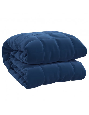 Coperta Ponderata Blu 220x235 cm 11 kg Tessuto