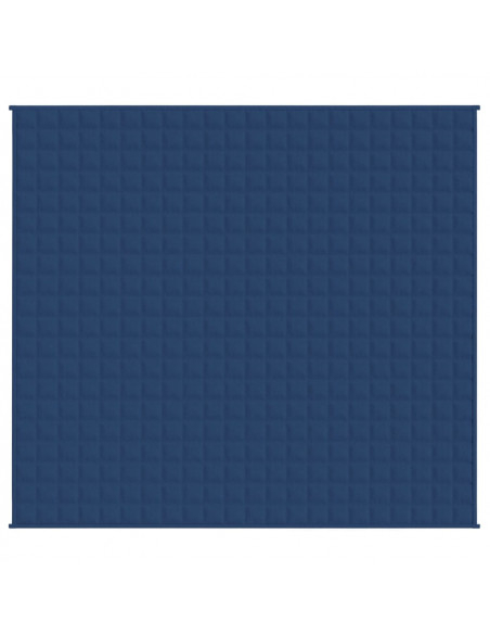 Coperta Ponderata Blu 220x235 cm 11 kg Tessuto