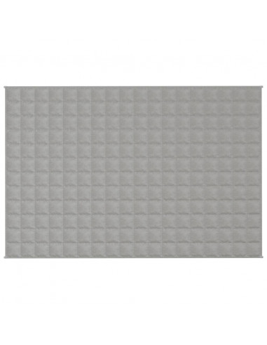 Coperta Ponderata Grigia 122x183 cm 9 kg in Tessuto