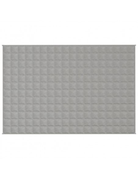Coperta Ponderata Grigia 122x183 cm 9 kg in Tessuto