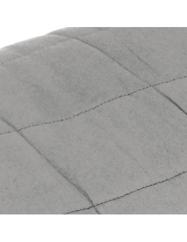Coperta Ponderata Grigia 137x200 cm 10 kg Tessuto