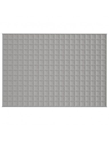 Coperta Ponderata Grigia 140x200 cm 10 kg Tessuto