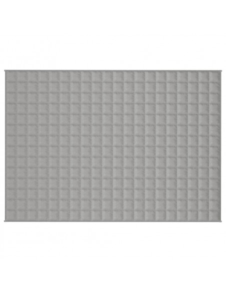 Coperta Ponderata Grigia 140x200 cm 10 kg Tessuto