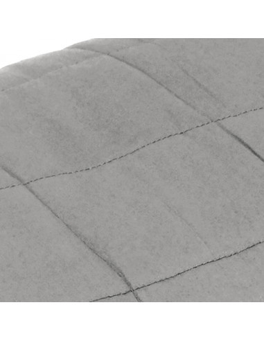 Coperta Ponderata Grigia 140x200 cm 10 kg Tessuto