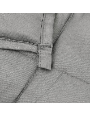 Coperta Ponderata Grigia 140x200 cm 10 kg Tessuto
