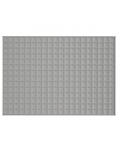 Coperta Ponderata Grigia 137x200 cm 6 kg Tessuto