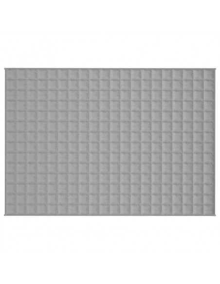 Coperta Ponderata Grigia 137x200 cm 6 kg Tessuto
