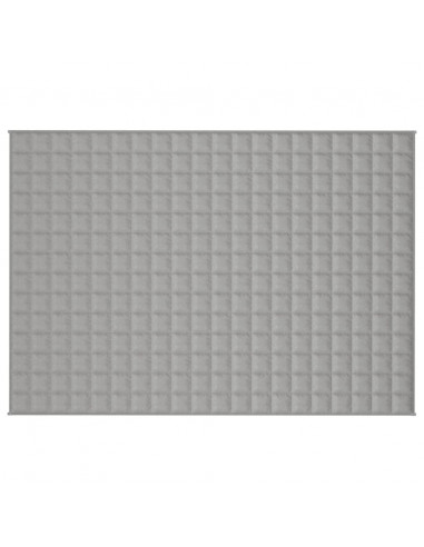Coperta Ponderata Grigia 140x200 cm 6 kg Tessuto