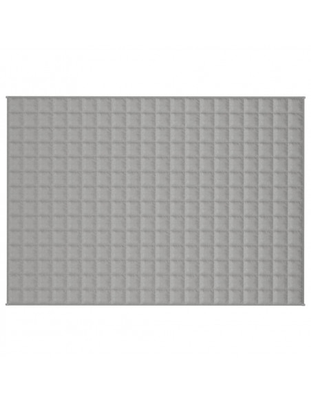 Coperta Ponderata Grigia 140x200 cm 6 kg Tessuto