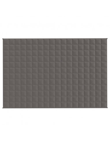 Coperta Ponderata Grigia 122x183 cm 5 kg in Tessuto