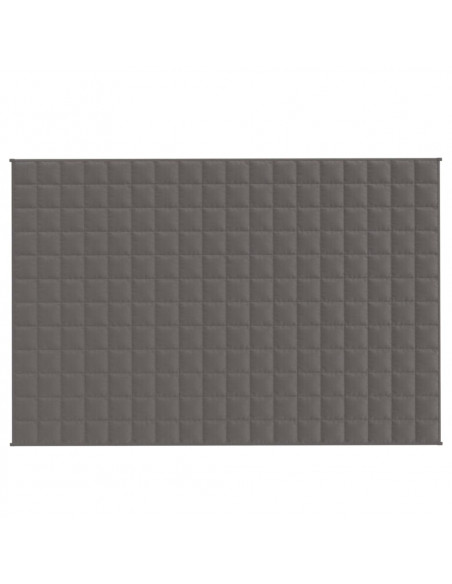 Coperta Ponderata Grigia 122x183 cm 5 kg in Tessuto