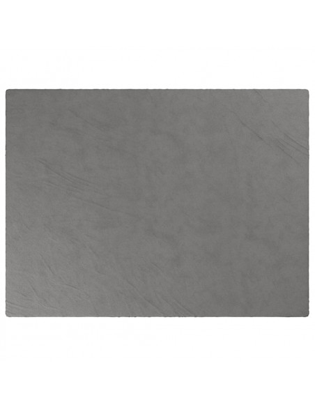 Coperta Ponderata con Copertura Grigia 152x203 cm 7 kg Tessuto