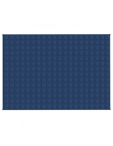 Coperta Ponderata Blu 135x200 cm 6 kg Tessuto