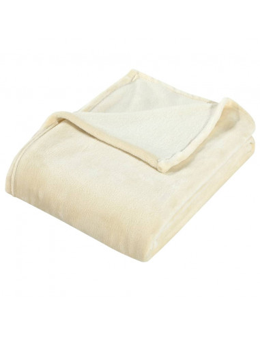 Coperta Crema 130x170 cm in Poliestere