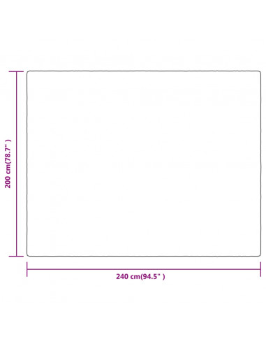 Coperta Nebbia del Deserto 200x240 cm in Poliestere