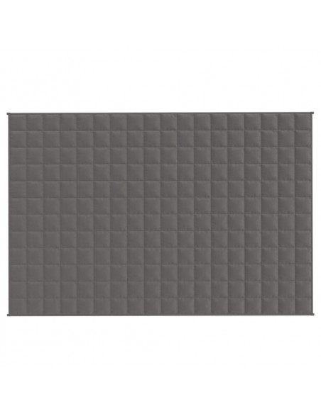 Coperta Ponderata Grigia 122x183 cm 9 kg in Tessuto