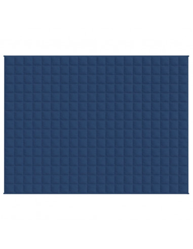 Coperta Ponderata Blu 150x200 cm 7 kg Tessuto