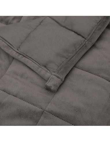 Coperta Ponderata Grigia 140x200 cm 6 kg Tessuto