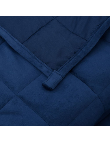 Coperta Ponderata Blu 135x200 cm 10 kg Tessuto