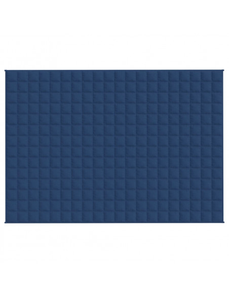Coperta Ponderata Blu 140x200 cm 10 kg Tessuto