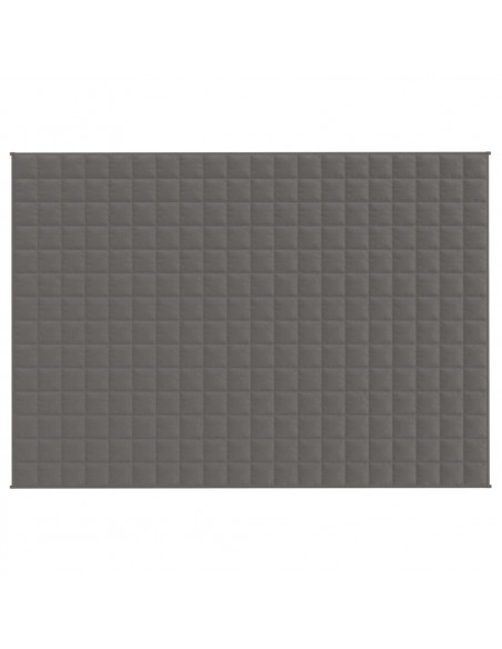 Coperta Ponderata Grigia 135x200 cm 6 kg Tessuto