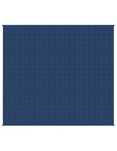 Coperta Ponderata Blu 220x230 cm 15 kg Tessuto