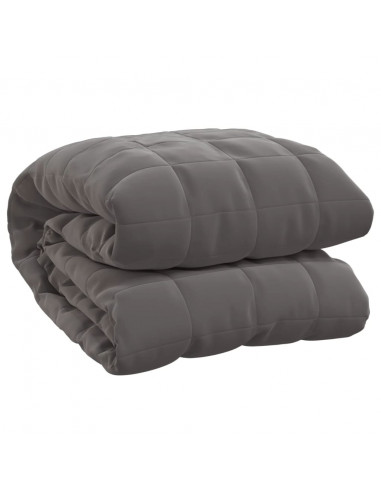 Coperta Ponderata Grigia 200x230 cm 13 kg Tessuto