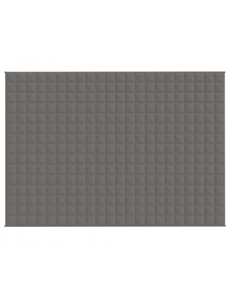 Coperta Ponderata Grigia 155x220 cm 7 kg Tessuto