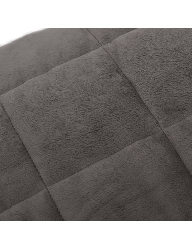 Coperta Ponderata Grigia 155x220 cm 7 kg Tessuto