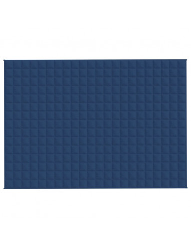Coperta Ponderata Blu 155x220 cm 7 kg Tessuto
