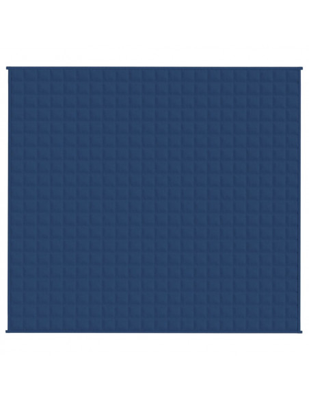 Coperta Ponderata Blu 200x225 cm 9 kg Tessuto