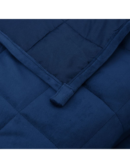 Coperta Ponderata Blu 200x225 cm 9 kg Tessuto