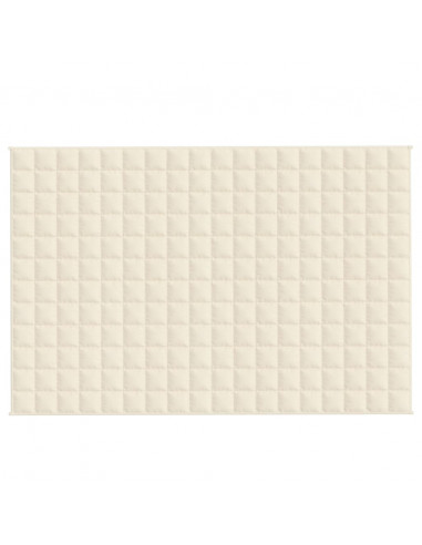 Coperta Ponderata Crema Chiaro 120x180 cm 5 kg Tessuto