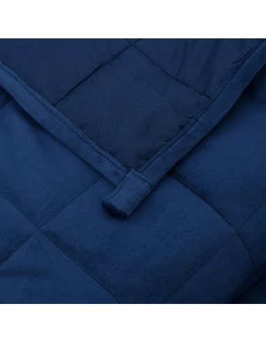 Coperta Ponderata Blu 220x240 cm 15 kg Tessuto