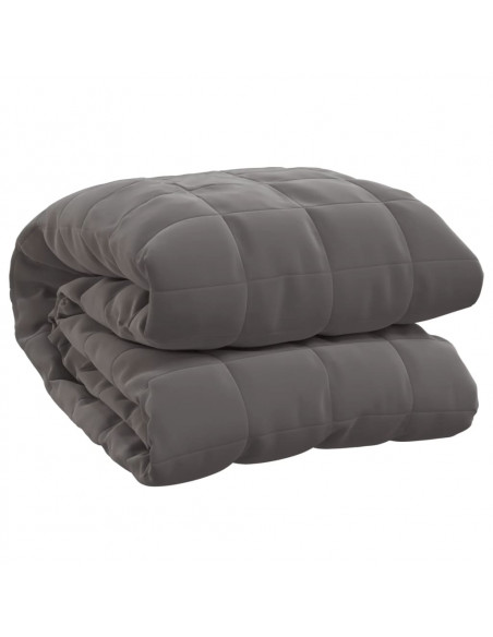 Coperta Ponderata Grigia 200x220 cm 9 kg Tessuto