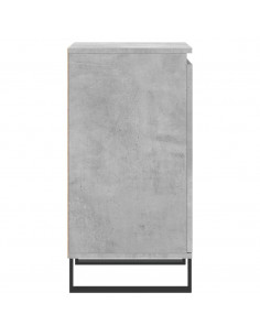 Credenza Grigio Cemento 40x35x70 cm in Legno Multistrato 2