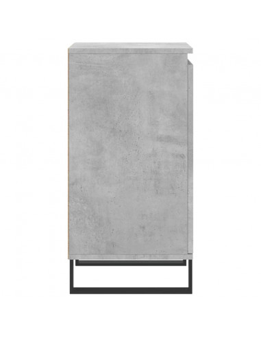Credenza Grigio Cemento 40x35x70 cm in Legno Multistrato