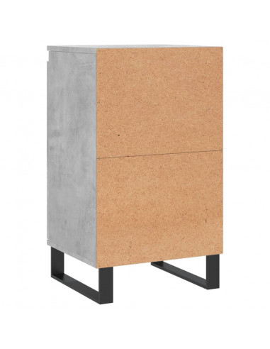 Credenza Grigio Cemento 40x35x70 cm in Legno Multistrato