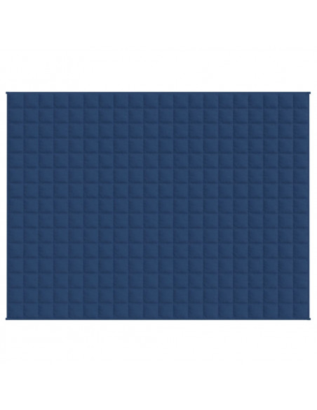 Coperta Ponderata Blu 152x203 cm 7 kg Tessuto