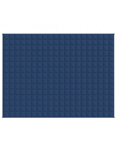 Coperta Ponderata Blu 150x200 cm 11 kg Tessuto
