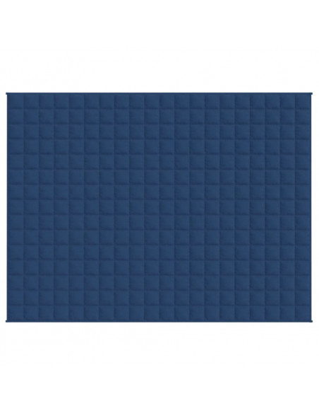 Coperta Ponderata Blu 152x203 cm 11 kg Tessuto