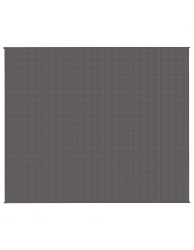 Coperta Ponderata Grigia 220x260 cm 11 kg Tessuto