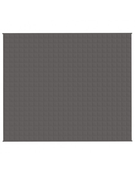 Coperta Ponderata Grigia 220x260 cm 11 kg Tessuto