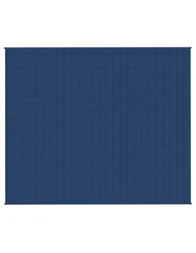 Coperta Ponderata Blu 220x260 cm 15 kg Tessuto