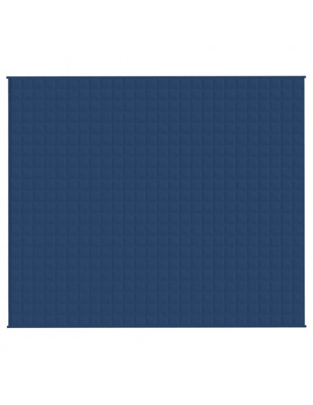 Coperta Ponderata Blu 220x260 cm 15 kg Tessuto