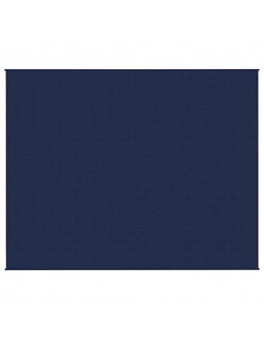 Coperta Ponderata Blu 235x290 cm 15 kg Tessuto