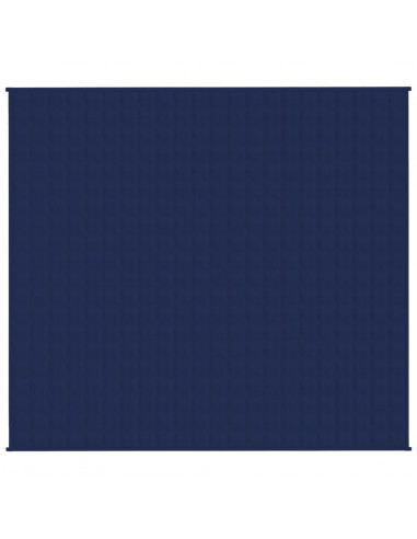 Coperta Ponderata Blu 200x225 cm 9 kg Tessuto