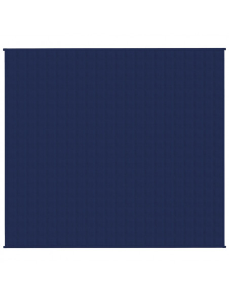 Coperta Ponderata Blu 200x225 cm 9 kg Tessuto